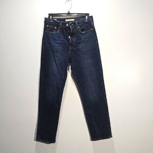 Levis Wedgie Straight Blue Denim Jeans 26W